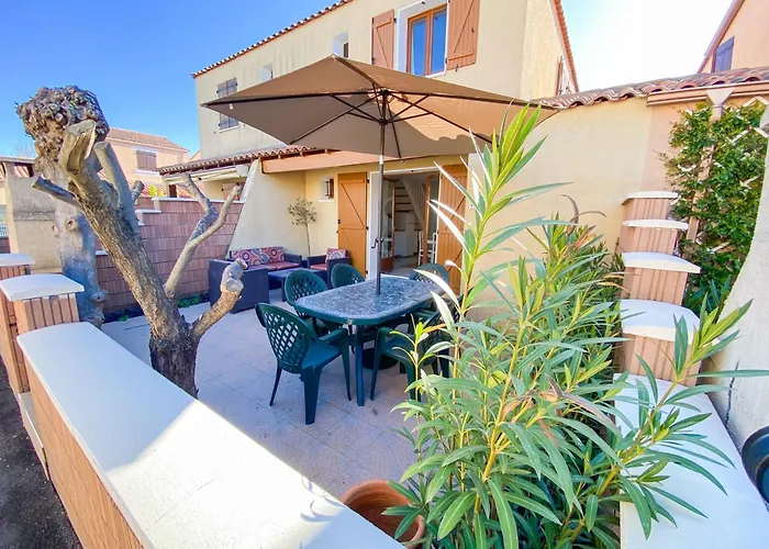 Dydy Haven - Maison De Vacances A Vias Plage, Piscine, Mer Et Climatisation