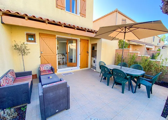 Dydy Haven - Maison De Vacances A Vias Plage, Piscine, Mer Et Climatisation